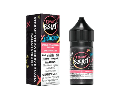 Flavour Beast Salts - STR8 UP Strawberry Banana Iced