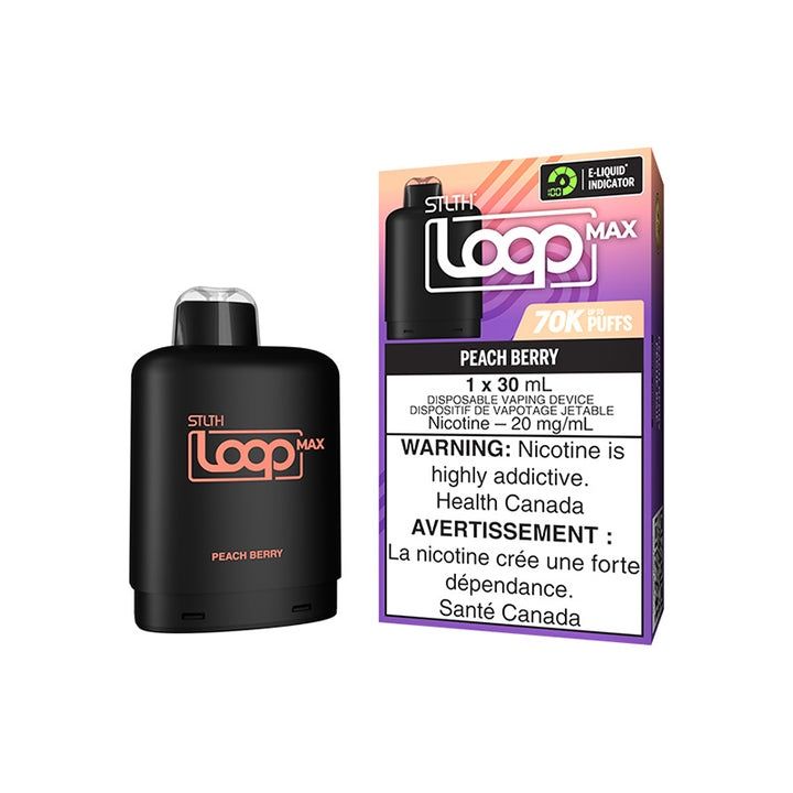 STLTH Loop Max 70K Pod - Peach Berry