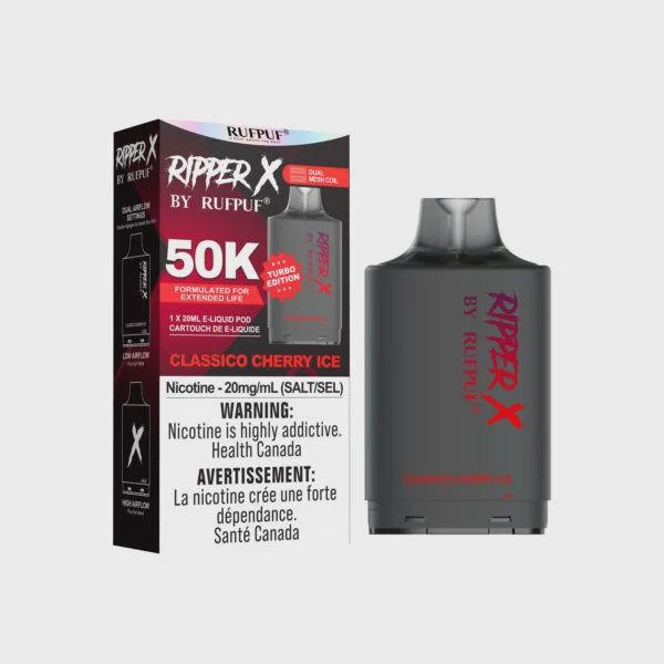 RufPuf Ripper X 50K Pod - Classico Cherry Ice