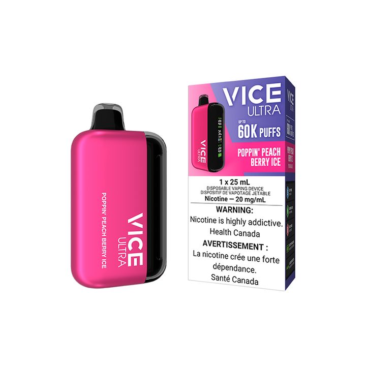 VICE Ultra 60K - Poppin&#39; Peach Berry Ice