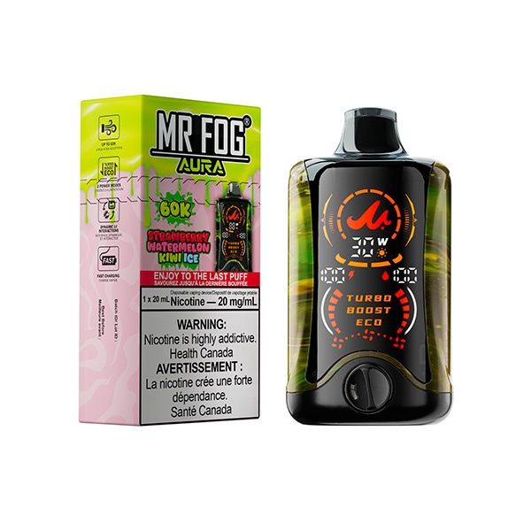 Mr Fog Aura 60K - Strawberry Watermelon Kiwi Ice