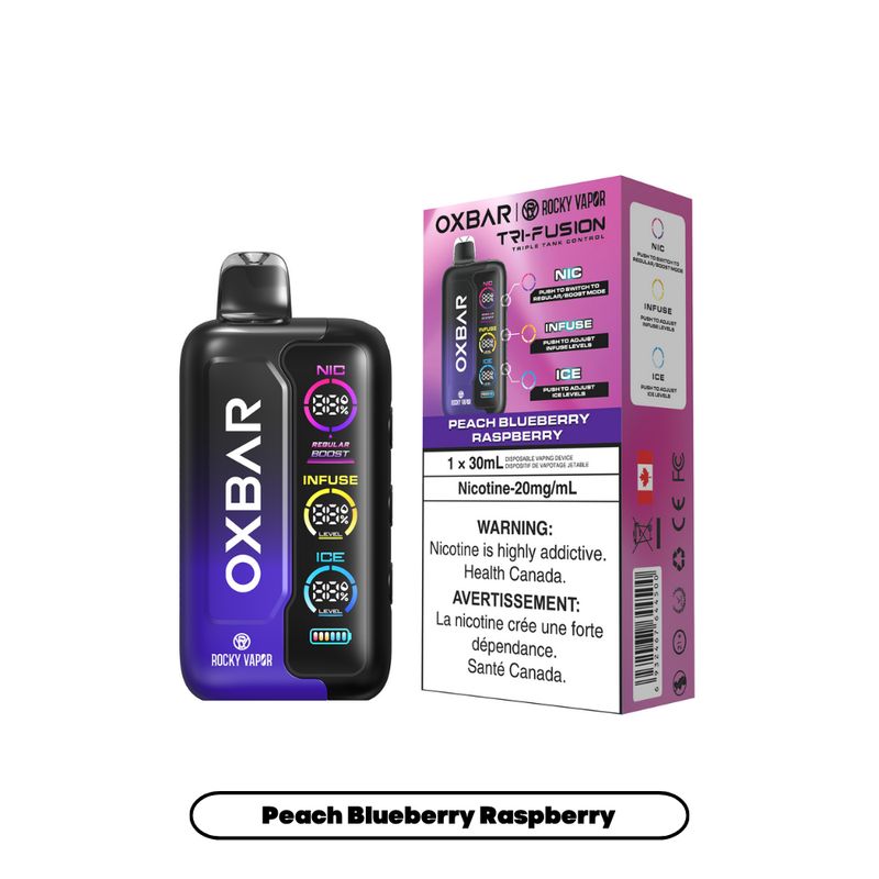OXBAR Tri Fusion 45K - Peach Blueberry Raspberry