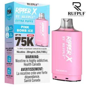 RufPuf Ripper X 75K Pod - Pink Bomb Ice
