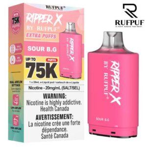 RufPuf Ripper X 75K Pod - Sour BG