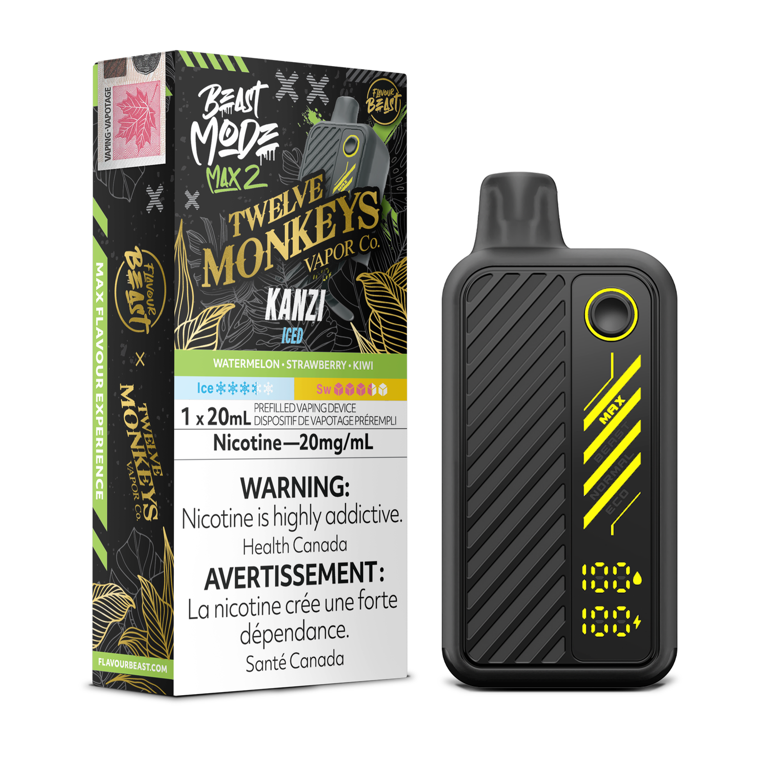 Flavour Beast Beast Mode Max 2 50K - Kanzi Iced