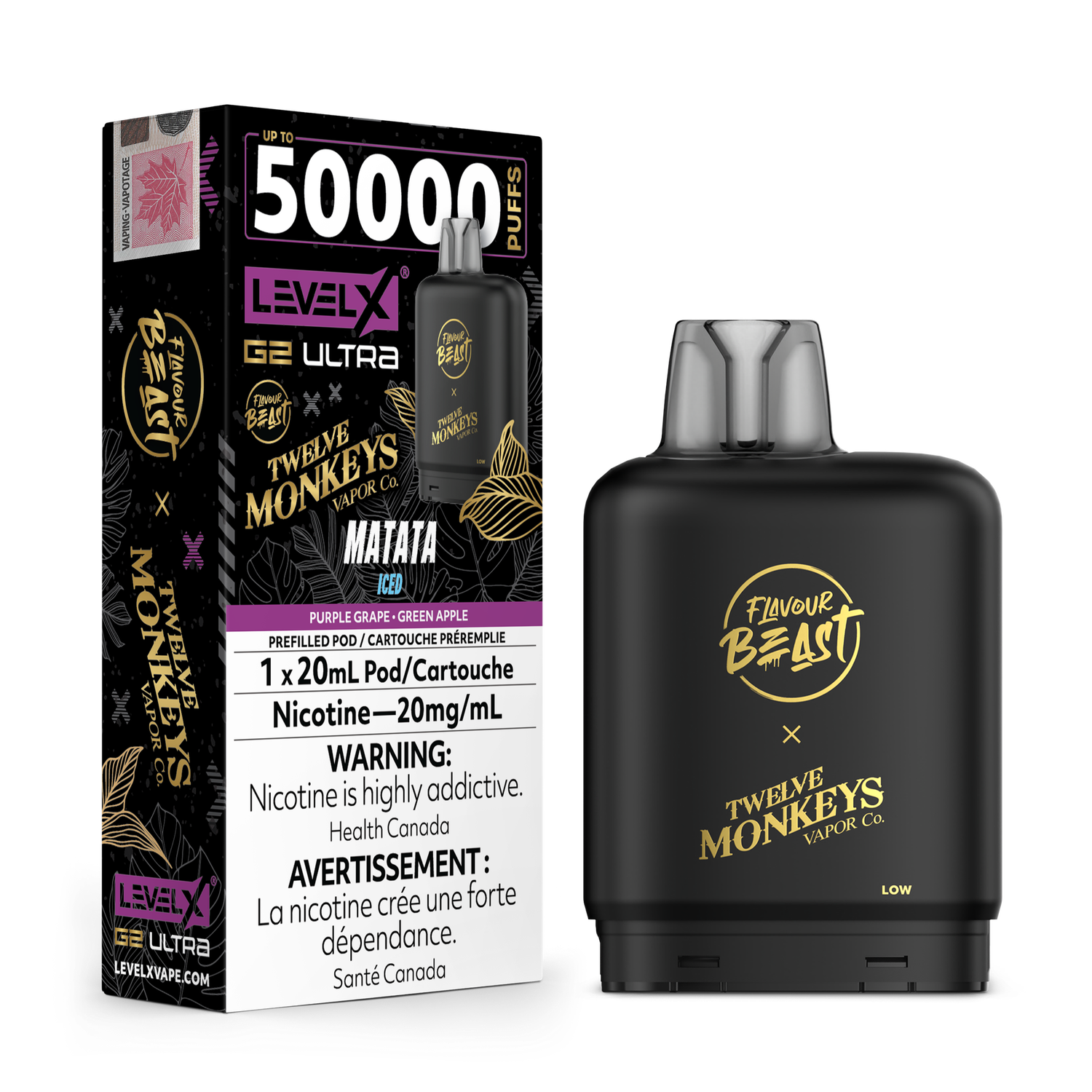 Flavour Beast Level X G2 Ultra 50K Pod - Matata Iced