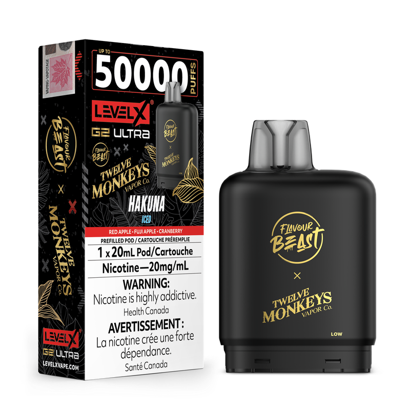 Flavour Beast Level X G2 Ultra 50K Pod - Hakuna Iced