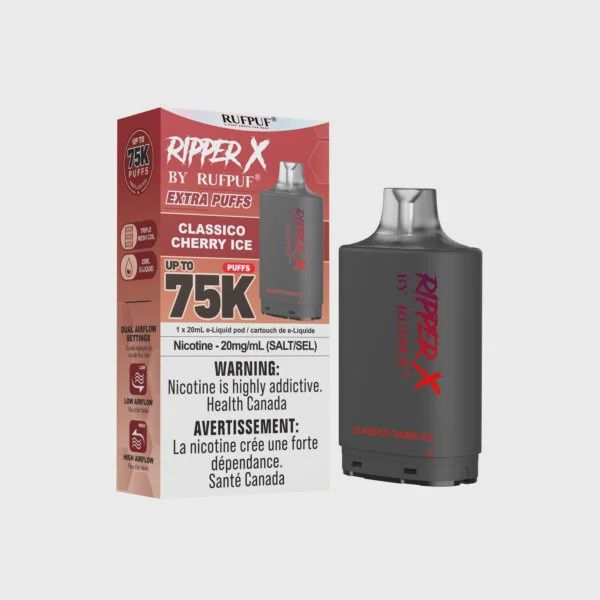 RufPuf Ripper X 75K Pod - Classico Cherry Ice