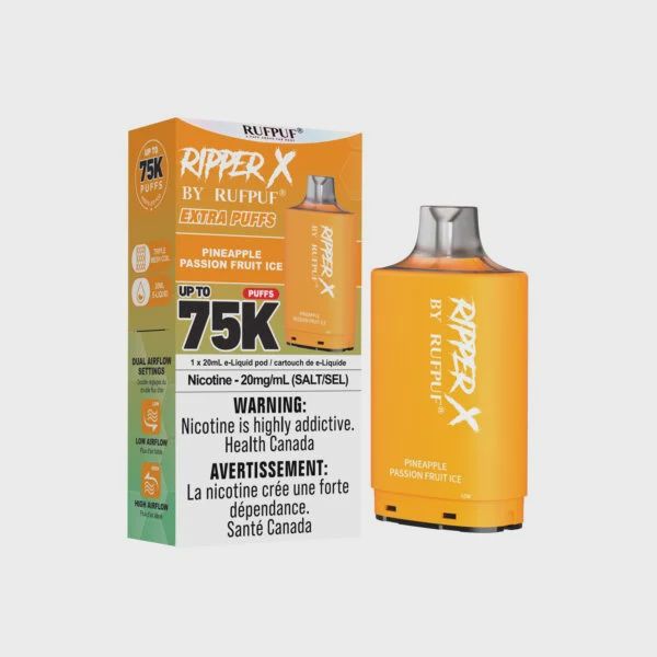 RufPuf Ripper X 75K Pod - Pineapple Passion Fruit Ice