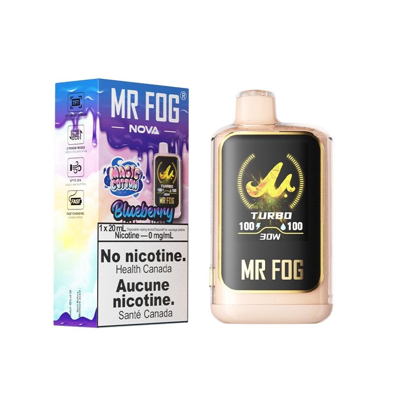 Mr Fog NOVA 36K - Magic Cotton Blueberry