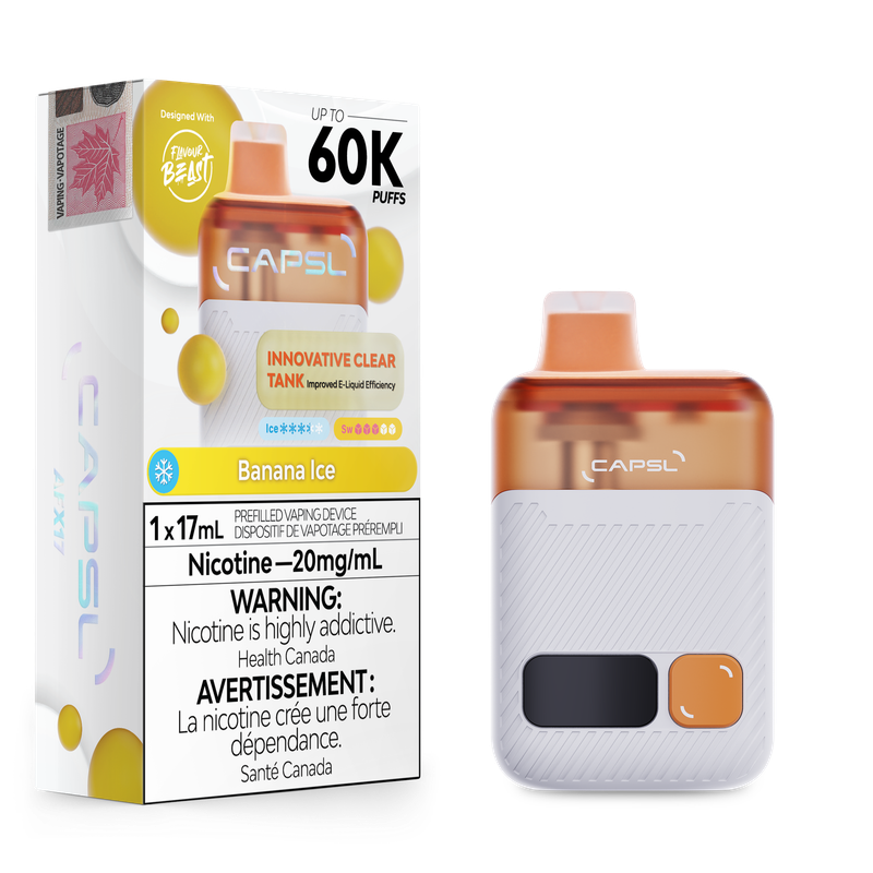 CAPSL 60K By Flavour Beast - Banana Ice