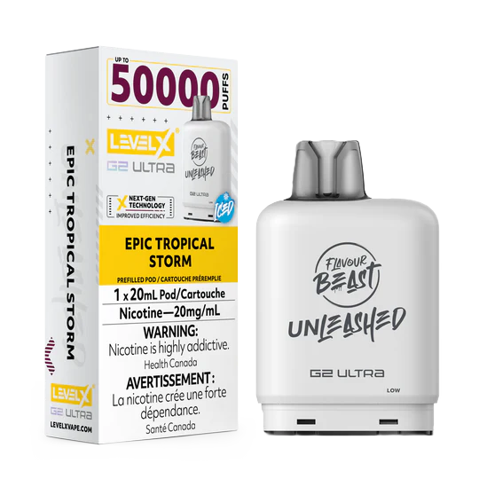 Flavour Beast Level X G2 Ultra Unleashed 50K Pod - Epic Tropical Storm