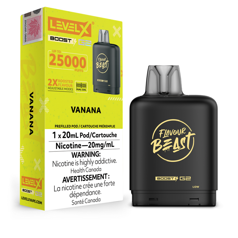 Flavour Beast Level X Boost G2 25K Pod - Vanana