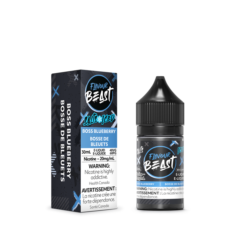 Flavour Beast Salts - Boss Blueberry Iced