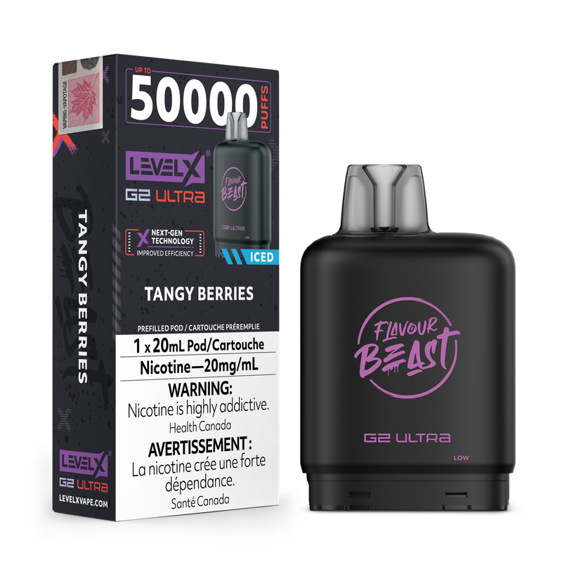 Flavour Beast Level X G2 Ultra 50K Pod - Tangy Berries