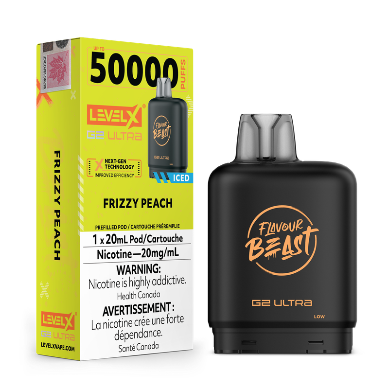 Flavour Beast Level X G2 Ultra 50K Pod - Frizzy Peach