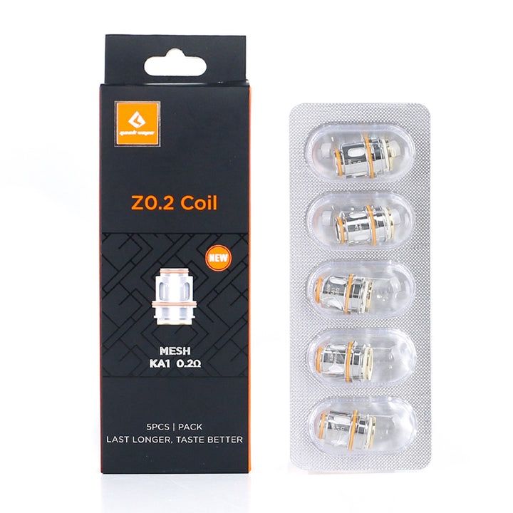 Geekvape - Zeus (Z Series) Mesh Replacement Coils (5 Pack), Resistance: 0.2 Ohm