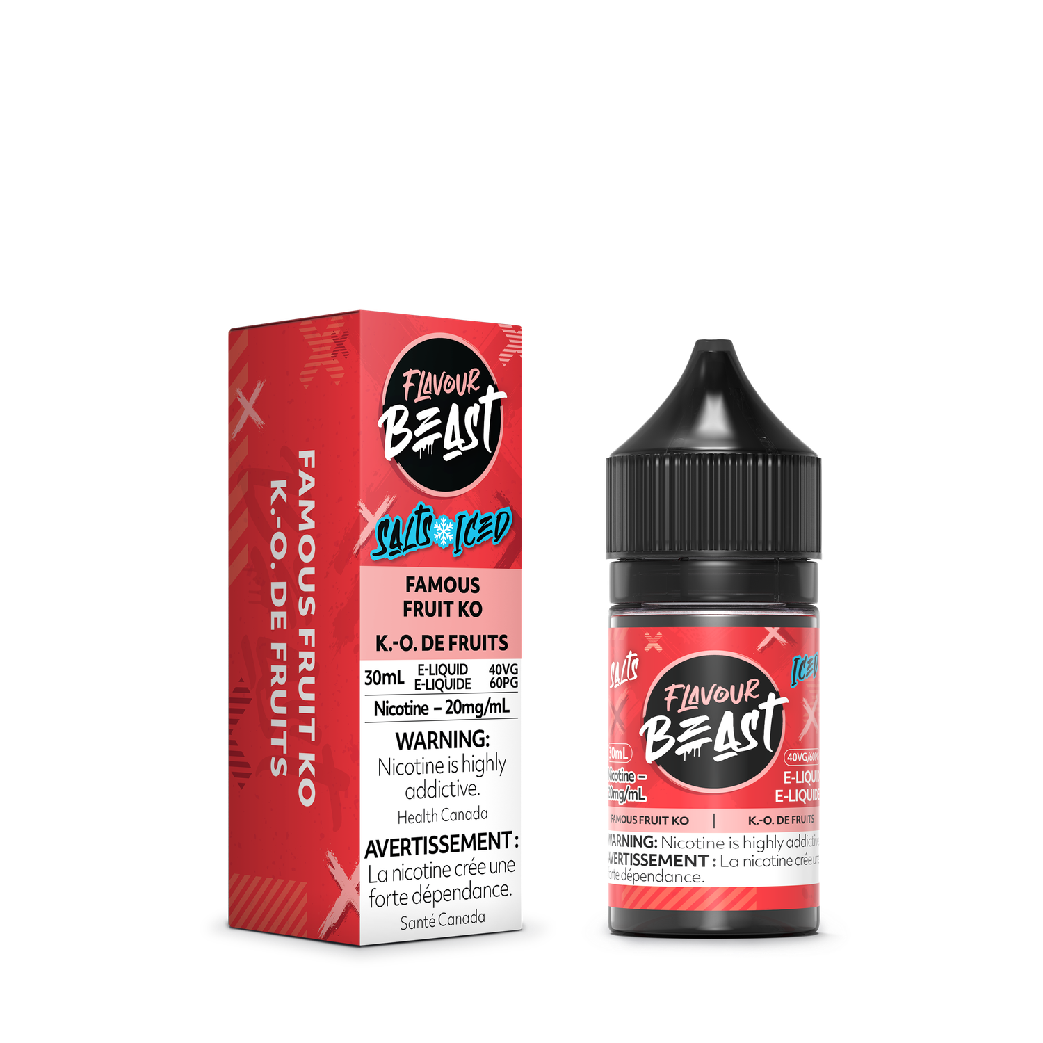Flavour Beast Salts - Famous Fruit KO Iced