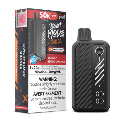 Flavour Beast Beast Mode Max 2 50K - Bangin' Blood Orange