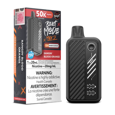 Flavour Beast Beast Mode Max 2 50K - Bangin' Blood Orange