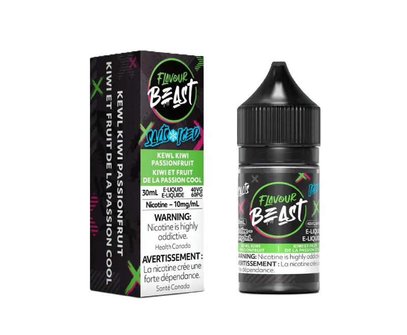 Flavour Beast Salts - Kewl Kiwi Passionfruit Iced