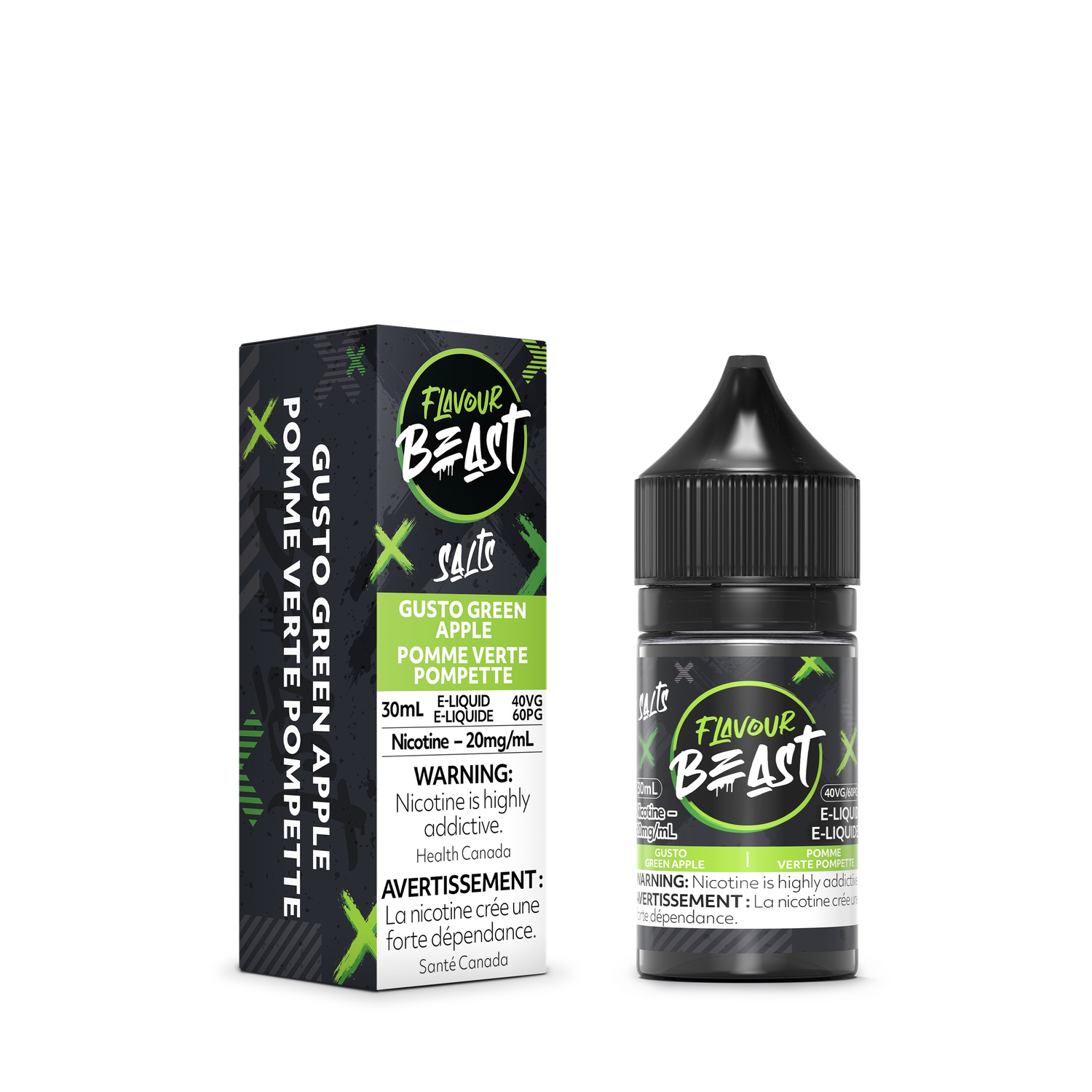 Flavour Beast Salts - Gusto Green Apple