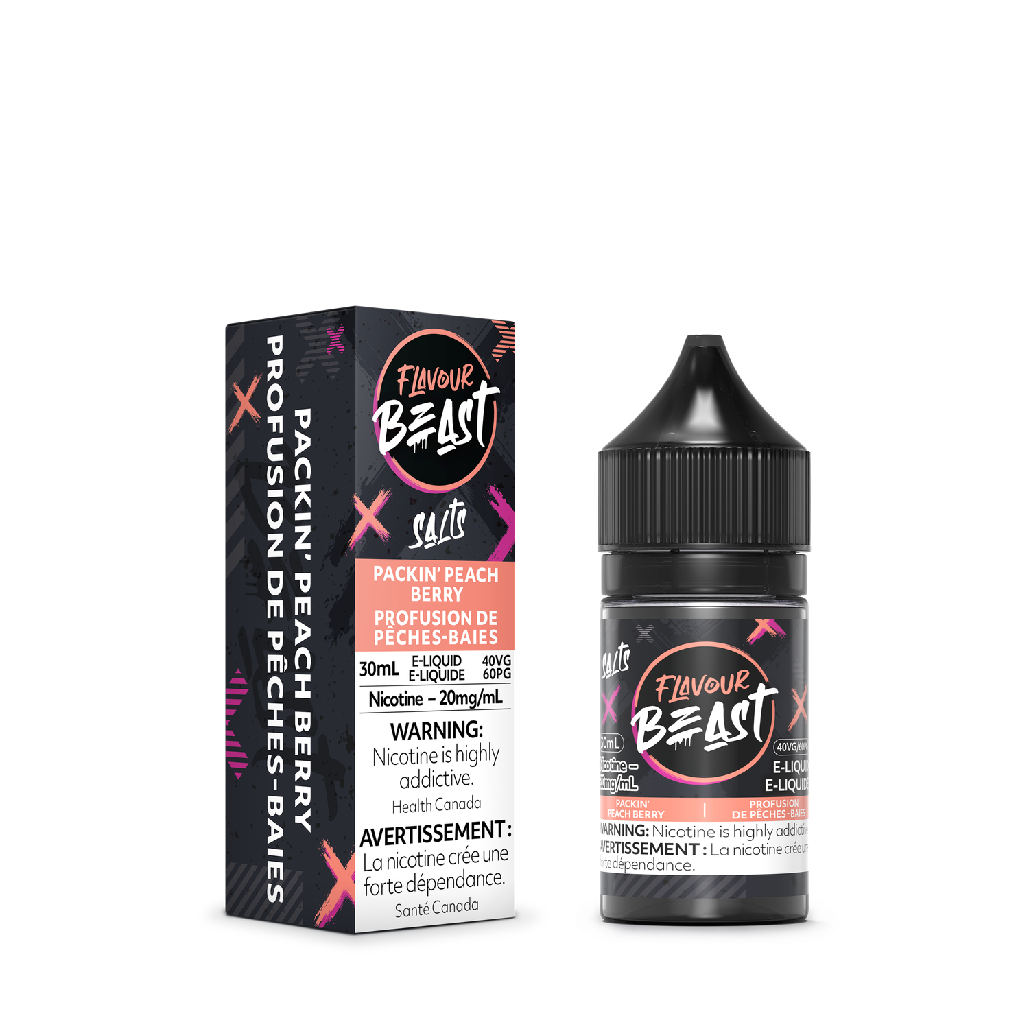 Flavour Beast Salts - Packin' Peach Berry