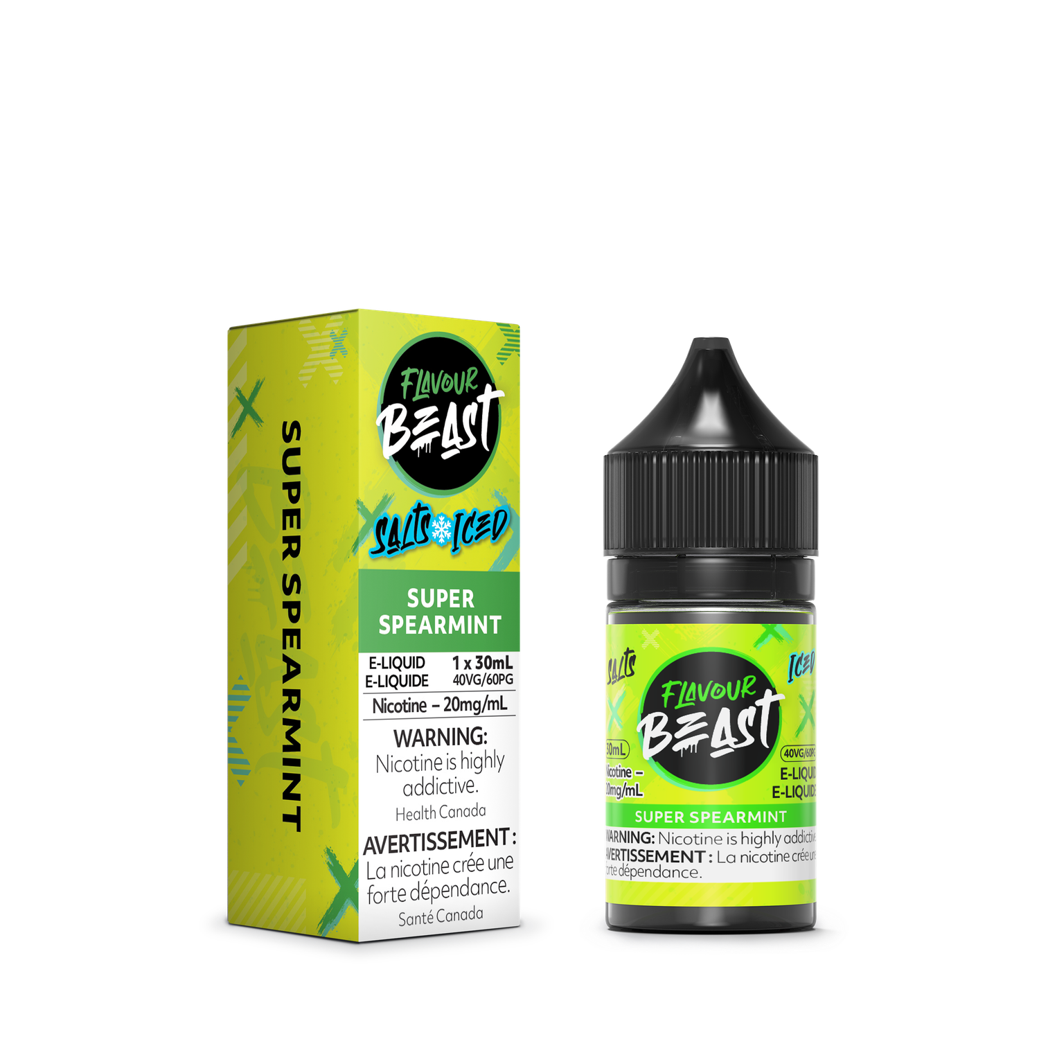 Flavour Beast Salts - Super Spearmint Iced