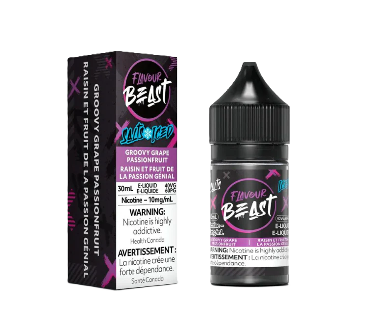 Flavour Beast Salts - Groovy Grape Passionfruit Iced