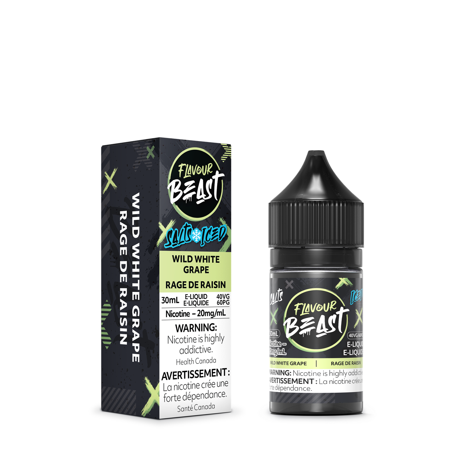 Flavour Beast Salts - Wild White Grape Iced