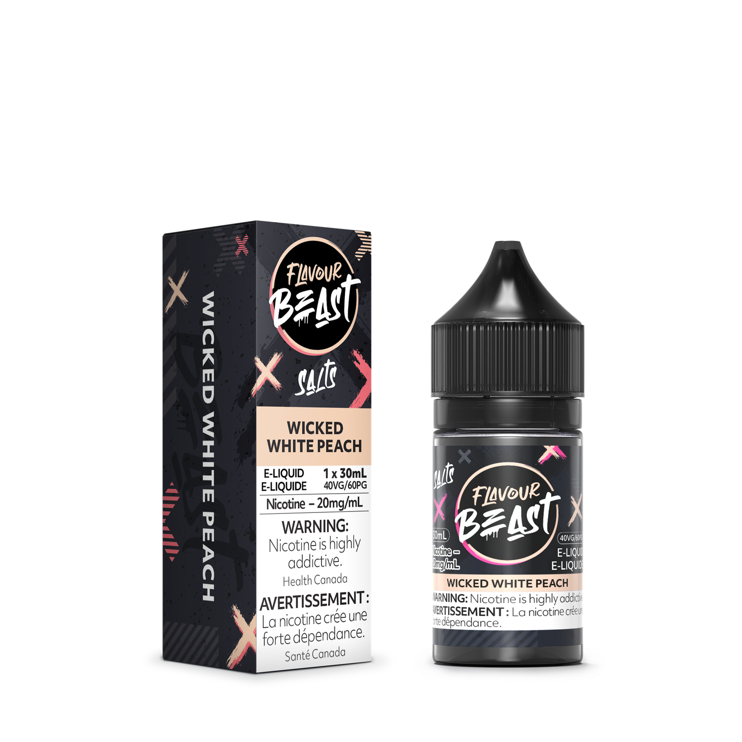 Flavour Beast Salts - Wicked White Peach