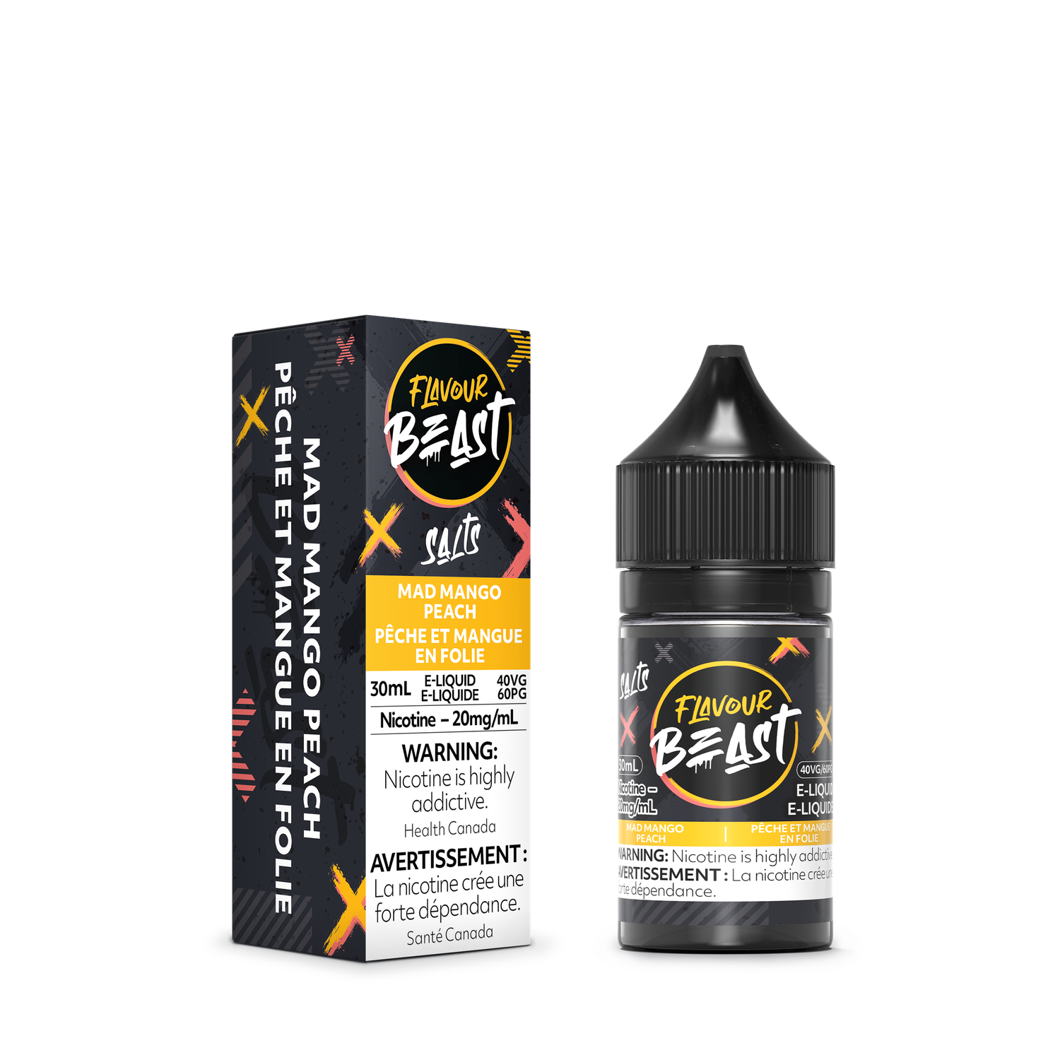 Flavour Beast Salts - Mad Mango Peach - FED