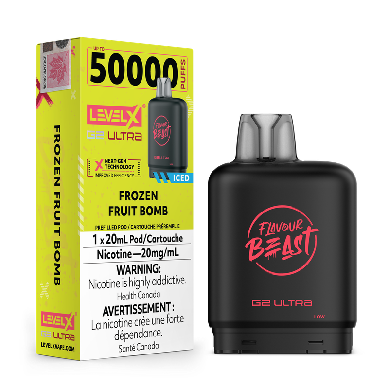 Flavour Beast Level X G2 Ultra 50K Pod - Frozen Fruit Bomb