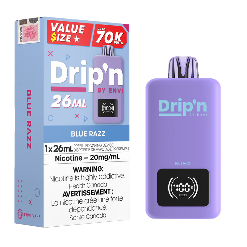 Drip'n 26ML 70K - Blue Razz