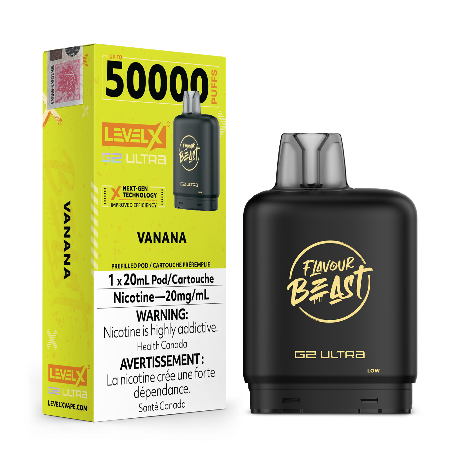 Flavour Beast Level X G2 Ultra 50K Pod - Vanana