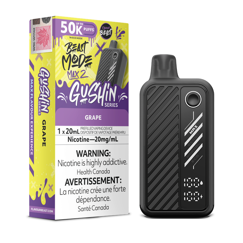 Flavour Beast Beast Mode Max 2 50K - Gushin Grape