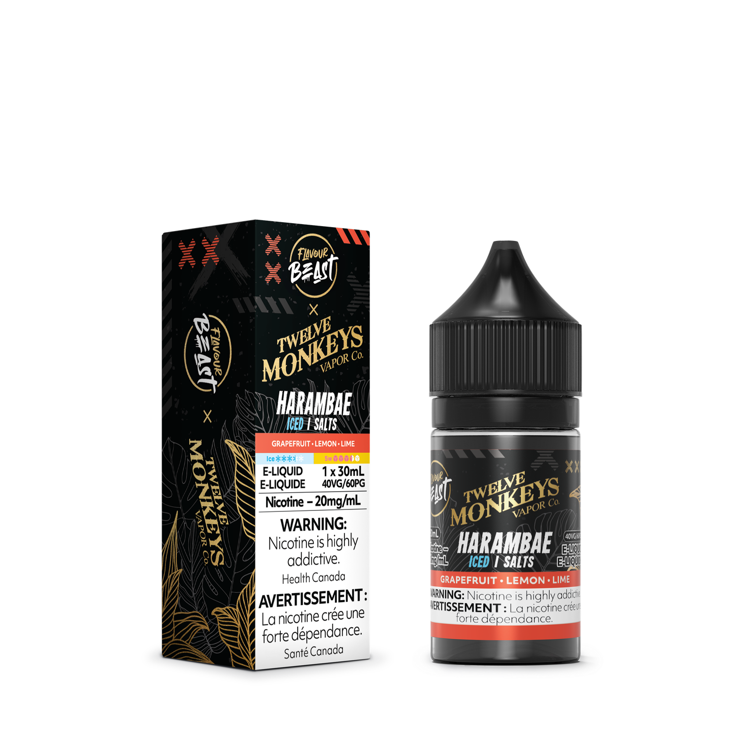 Flavour Beast Salts - Harambae Iced