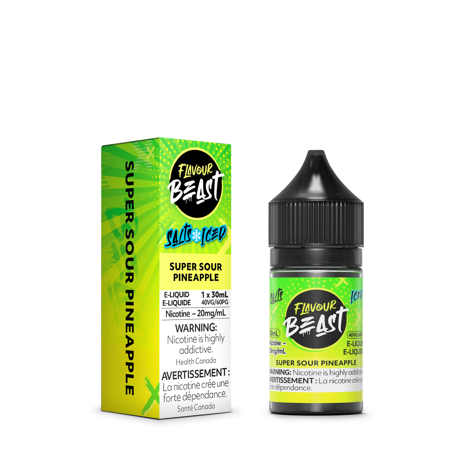 Flavour Beast Salts - Super Sour Peach Iced