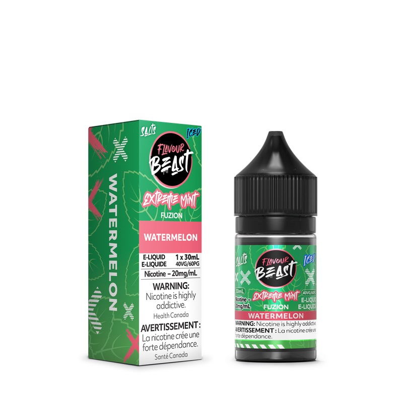 Flavour Beast Salts - Extreme Mint Fuzion Watermelon