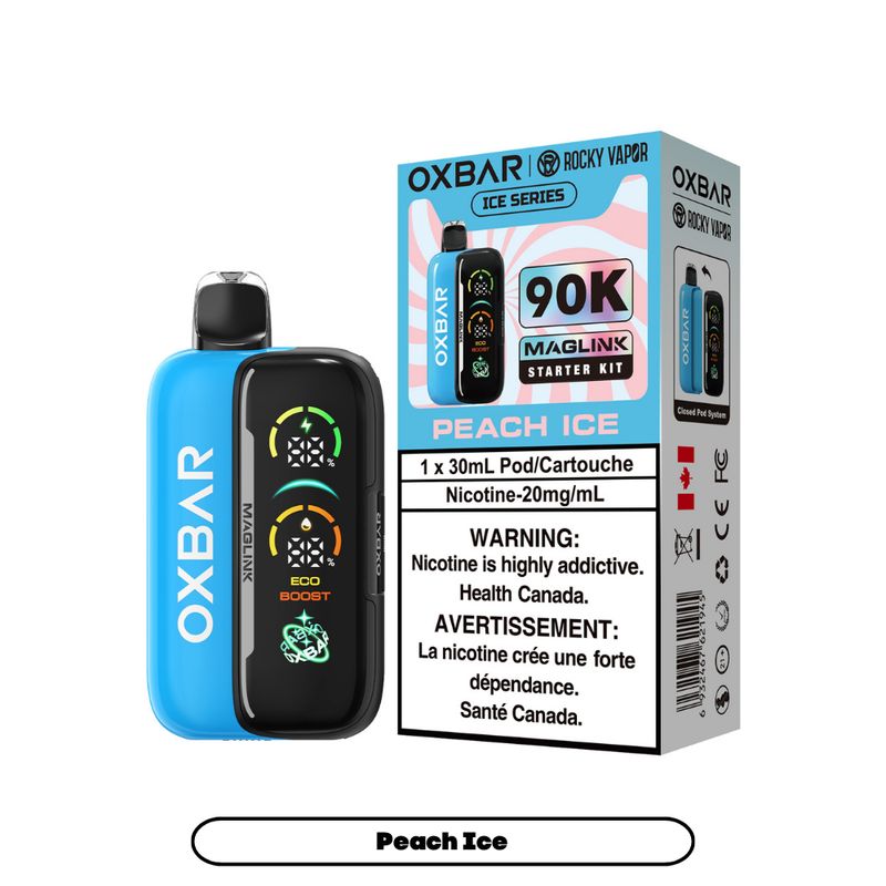 Oxbar Maglink 90K Starter Kit - Peach Ice