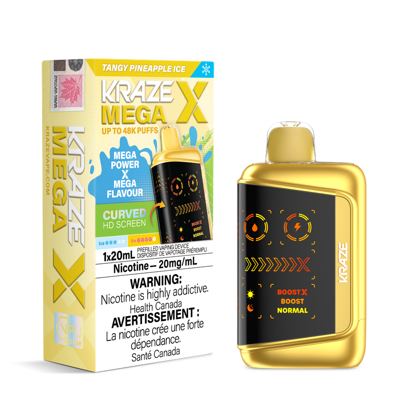 Kraze Mega X - Tangy Pineapple Ice