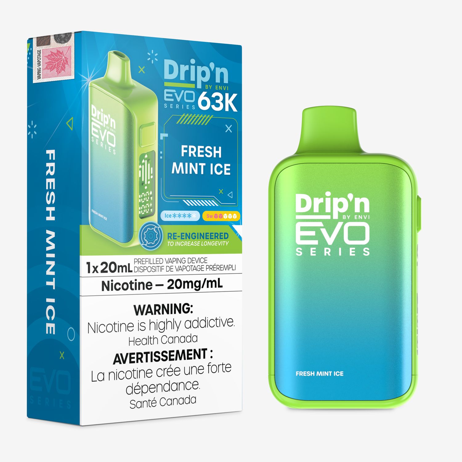 Drip'n EVO 63K - Fresh Mint Ice