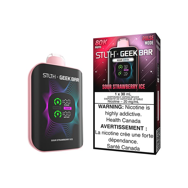 STLTH x Geek Bar 80K - Sour Strawberry Ice