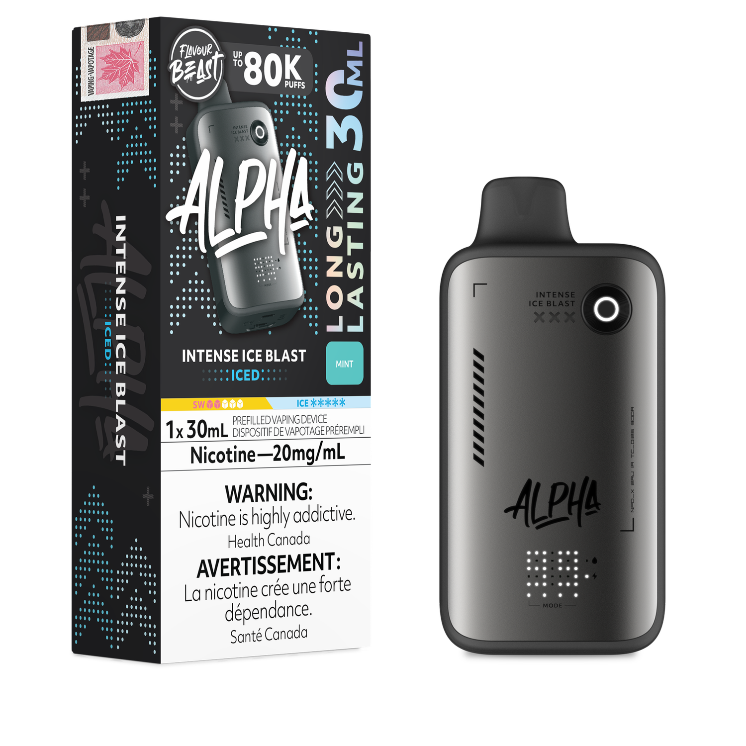 Flavour Beast Alpha 80K - Intense Ice Blast