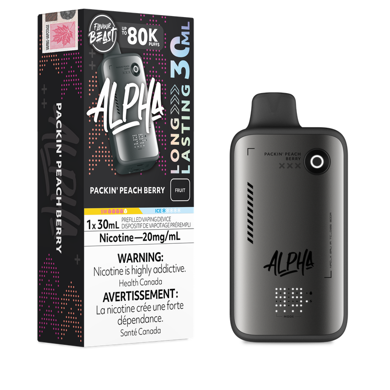 Flavour Beast Alpha 80K - Packin' Peach Berry