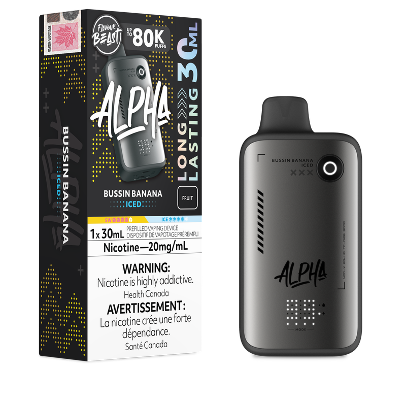 Flavour Beast Alpha 80K - Bussin' Banana Iced