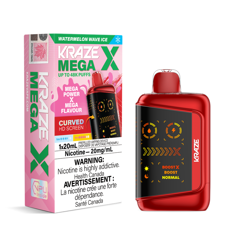 Kraze Mega X 48K - Watermelon Wave Ice