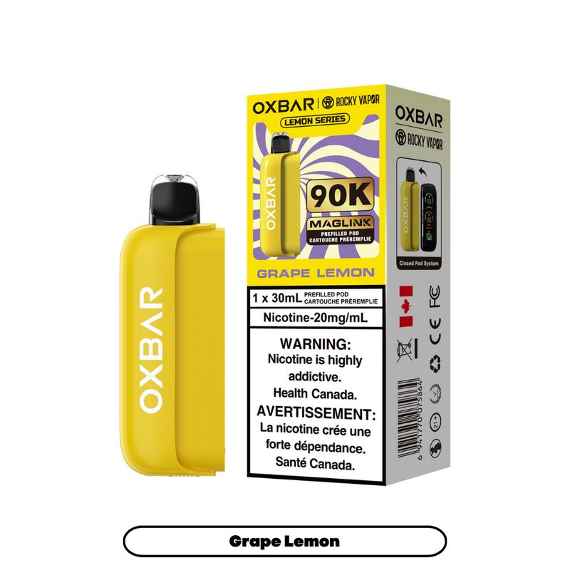 Oxbar Maglink 90K Pod - Grape Lemon