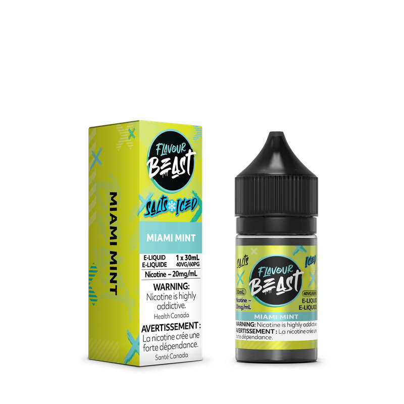 Flavour Beast Salts - Miami Mint Iced