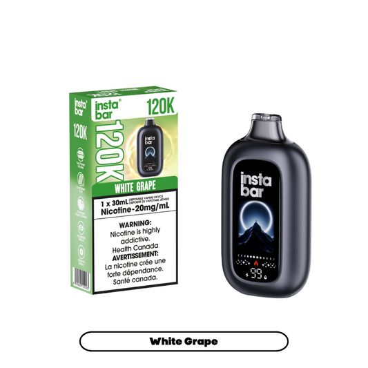 Insta Bar 120K - White Grape